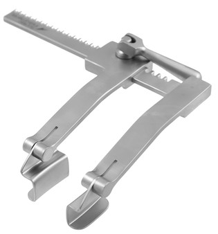 2500-211 - ORIGINAL SHANGHAI FINOCHIETTO RETRACTOR 18x30mm BLADES 4" SPREAD