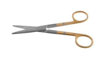 2400-191Q - MAYO STILLE SCISSORS ROUND BLADES POWER-CUT-GOLD STRAIGHT 5 1/2" QUANTUM