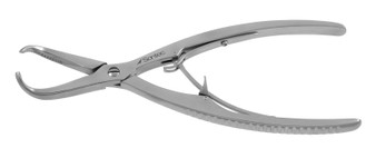 1103-0665 - CRAB CLAW SELF-LOCKING REDUCTION FORCEPS CURVED 9 3/4" 250mm