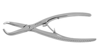 1103-0665 - CRAB CLAW SELF-LOCKING REDUCTION FORCEPS CURVED 9 3/4" 250mm