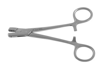 1103-155H - AXEL WIRE TWISTER/CUTTER W/HOLE NEEDLE HOLDER STYLE HEAVY JAW 6"