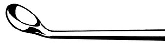 2900-222 - SPOON CURETTE 45° Ø2.0mm 270mm LONG