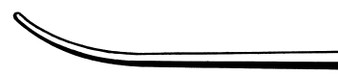 2900-233 - DISSECTOR SOFTLY CURVED Ø8.0mm 270mm LONG