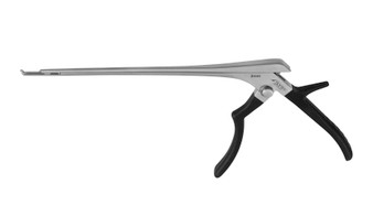 404-331 - SONTEC-KERRISON RONGEUR W/EJECTOR PIN SILICONE HANDLE INTERNAL SPRING 14 MM OPENING 40° FORWARD 3 MM ULTRA-THIN-FOOTPLATE 8"