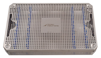 18-2001 - STAINLESS STEEL TRAY W/ BRACKETS 400 mm x 250 mm x 60 mm