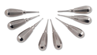1103-389-SET - DENTAL FELINE LUX / WINGED / ROOT PICK SET W/ TRAY (10ea)