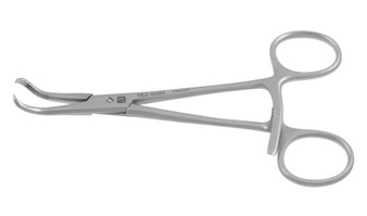 1103-046N - DELUXE BONE REDUCTION CLAMP NARROW SERRATED POINTED JAWS 5 1/4"