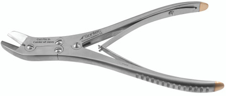 1100-529Q - WIRE/PIN CUTTER DOUBLE ACTION TC ANGLE TO SIDE 7 1/4" QUANTUM