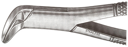 1100-602 - TOOTH SPLITTER FORCEPS #6