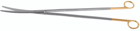 1100-850Q - NELSON-METZENBAUM SCISSORS LONG BLADES TC CURVED 18" QUANTUM