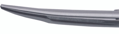110-314 - RAGNELL SPATULATED TIP SCISSORS POWER-CUT SILVER CURVED 5"