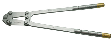 1103-140A - PIN CUTTER W/SCREW GOLD HANDLE TC DOUBLE ACTION CUTS UP TO 6.0mm PINS 19"