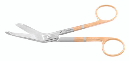 110-347 - LISTER BANDAGE SCISSORS POWER CUT GOLD 6 1/4"