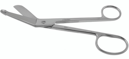 110-351Q - LISTER BANDAGE SCISSORS CLASSIC ONE LARGE FINGER RING 8" QUANTUM