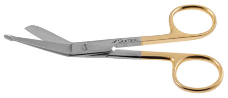 1200-203 - LISTER BANDAGE SCISSORS POWER-CUT-GOLD 4 3/4"