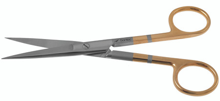 1200-216Q - OPERATING SCISSORS POWER-CUT-GOLD STRAIGHT SHARP/SHARP   5 1/2" QUANTUM