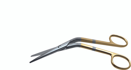 1200-310 - COTTLE DORSAL SCISSORS POWER-CUT-GOLD SERRATED HEAVY 6 3/4"