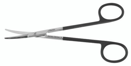 1200-401 - FOMON SABREBACK SCISSORS POWER-CUT-BLACK CURVED 5 1/2"