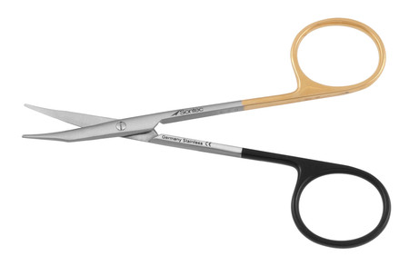 1200-499 - STEVENS TENOTOMY SCISSORS TC-POWER CUT LONG CURVED BLUNT 4 1/2"
