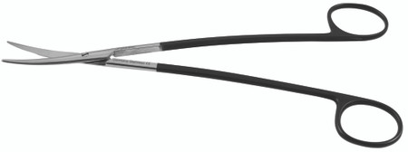 1200-525B - METZENBAUM SCISSORS "S" CURVED SHANK POWER CUT BLACK CURVED 7"