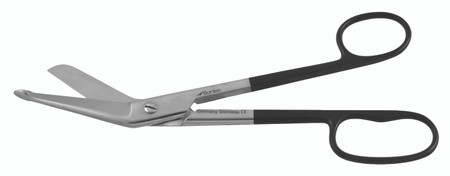1200-689 - LISTER BANDAGE SCISSORS POWER-CUT-BLACK DOUBLE RING 8"