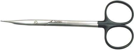 1200-750 - METZENBAUM SCISSORS TENOTOMY TIP POWER-CUT-BLACK STRAIGHT 5"