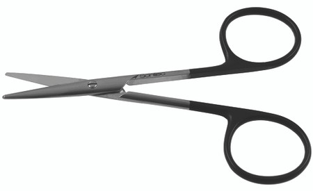 1200-771 - STRABISMUS BABY SCISSORS POWER-CUT-BLACK STRAIGHT 3 1/2"