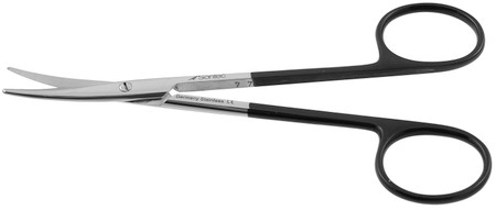 1200-782 - METZENBAUM SCISSORS POWER-CUT-BLACK CURVED 5"