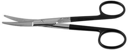 1200-851 - KAYE SABREBACK SCISSORS POWER CUT BLACK CURVED 5 3/4"