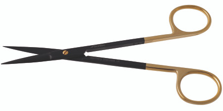 1200-946 - JOSEPH PECK SCISSORS CERAMITEC TC-POWER CUT W/GOLD SCREW STRAIGHT SHARP 6"
