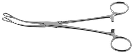 123-608Q - FOERSTER SPONGE FORCEPS SERRATED JAWS CURVED 8" QUANTUM