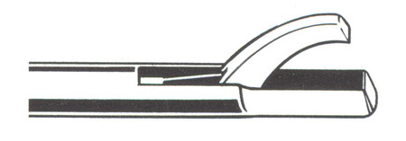 1271-361 - SQUARE PUNCH 3.4mm 30° LEFT W/OVERLOAD CONE 7"