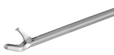 1273-327 - BASKET PUNCH SLIM ERGONOMIC HANDLE 45° ANGLE LEFT 1.67 x 2.89mm WIDE STRAIGHT SHAFT 5"