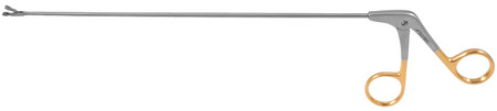 1301-254Q - LARYNGOSCOPY FORCEPS CONICAL TUBE 2mm SHAFT HEART SHAPE STRAIGHT 9" QUANTUM
