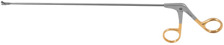 1301-266Q - LARYNGOSCOPY FORCEPS CONICAL TUBE 2mm SHAFT HEART SHAPE UPWARD 9" QUANTUM