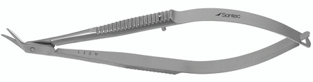 13-1306 - CASTROVIEJO CORNEOSCLERAL SCISSORS SMALL/MEDIUM BLUNT 10mm BLADES RIGHT ANGLE 4" 13-1306 - CASTROVIEJO CORNEOSCLERAL SCISSORS SMALL/MEDIUM BLUNT 10mm BLADES RIGHT ANGLE 4"