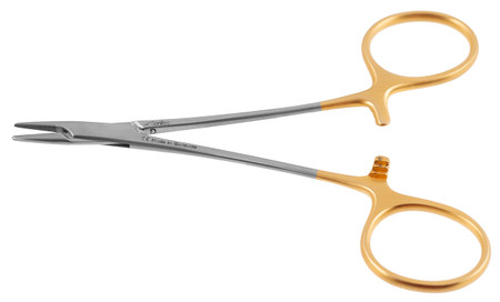 132-632 - DERF NEEDLE HOLDER MINI TC SERRATED TIP 4 1/4"