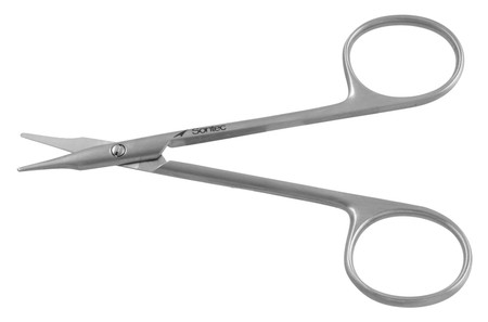 13-8800 - STEVENS TENOTOMY SCISSORS SHORT BLUNT STRAIGHT BLADES 4 1/8"