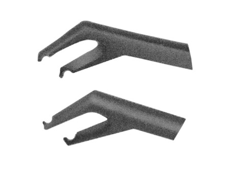 14-3920 - HOFFMAN POLACK CORNEAL PIERCE FORCEPS DOUBLE 0.12mm TIPS 1mm SPREAD 1x1 TEETH