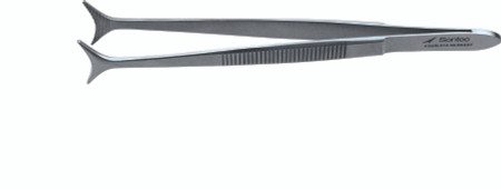 14-5240 - SONTEC EYE LID FORCEPS SERRATED TIP 5"