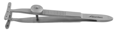 14-9410 - PUTTERMAN CLAMP FORCEPS W/SCREW LOCK T-SHAPED TIP