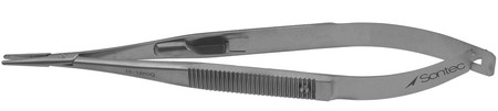 15-1860Q - CASTROVIEJO NEEDLE HOLDER W/LOCK STANDARD STRAIGHT TIP 5 1/2" QUANTUM