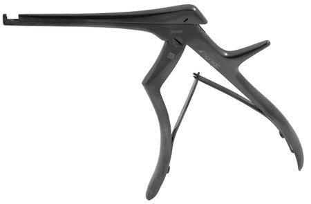 16-2102B - SONTEC-KERRISON PUNCH RONGEUR BLACK CERAMITEC 90° UP-BITE 2 MM TIP ULTRA-THIN-FOOTPLATE 4" SHAFT