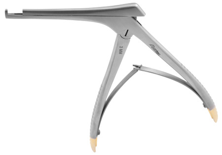 16-2103 - SONTEC-KERRISON PUNCH RONGEUR 90° UP-BITE 3 MM TIP ULTRA-THIN-FOOTPLATE 4" SHAFT