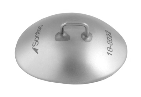 18-8022 - EYE SHIELD WITH FINGER-GRIP STAINLESS STEEL 22 x 27mm ONE EACH