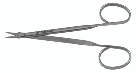 199-522 - SONTEC STITCH SCISSORS CLASSIC RIB HANDLE SHARP NEEDLE POINT  CURVED BLADES 5"