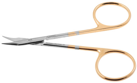 199-535 - GRADLE SCISSORS SHARP CURVED BLADES POWER-CUT-GOLD 3 3/4"