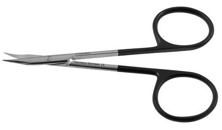 199-545 - GRADLE SCISSORS SHARP CURVED BLADES POWER-CUT-BLACK 3 3/4"