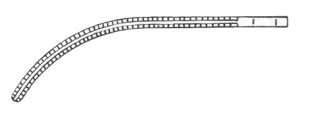 2100-412 - GLOVER COOLEY BULLDOG CLAMP SPRING LOAD ATRAUMATIC CURVED JAW 4 1/4" FS