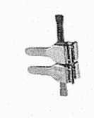 2100-ABB-11A - MICRO ARTERY CLAMP PAIR W/BAR 0.3 - 1mm VSSL 8mm